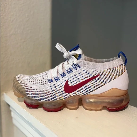 Nike Air Vapormax Flyknit 3 Light Violet Red AJ6910-501 Women's Shoes Size 6 - Picture 4 of 9